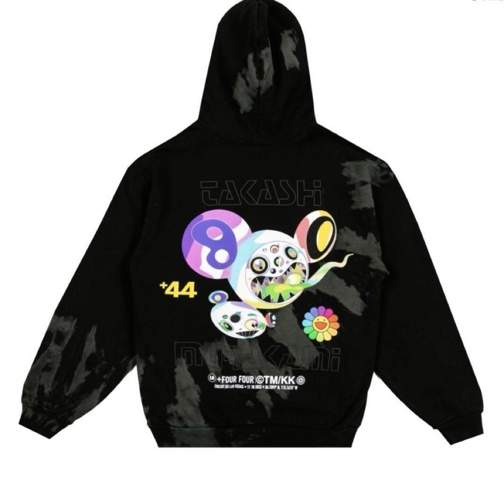 Takashi Murakami ✕ Lewis Hamilton +44 TM/KK Logo DOB Size Small Mind Warp Hoodie